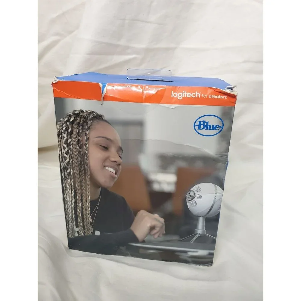 Blue snowball ice